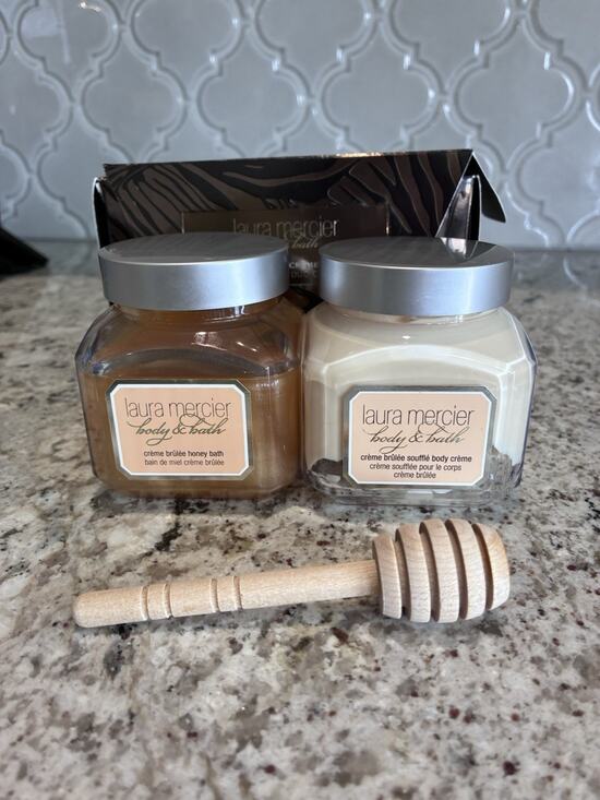 laura mercier Other - New Laura Mercier Sweet Temptations Duet Bath an Body Creme CREME BRULEE Honey